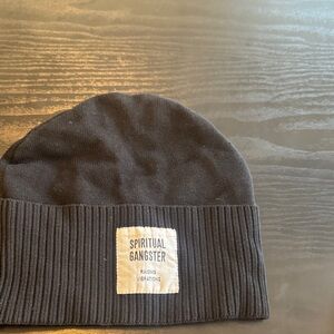 Spiritual Gangster Charcoal Beanie
